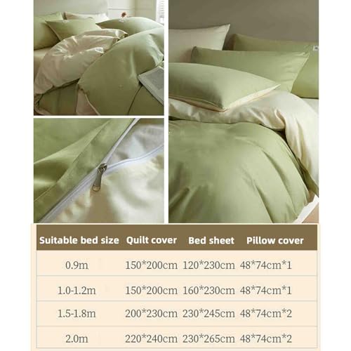 Drap plat 2 personnes avec housses de couette coton 60 fils résistant