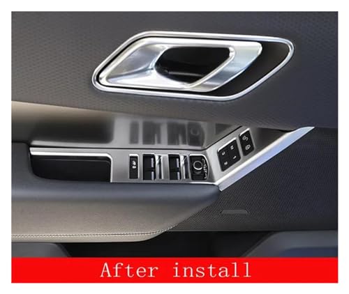 Levé vitre électrique cadre de bouton ABS pour habitacle Range Velar