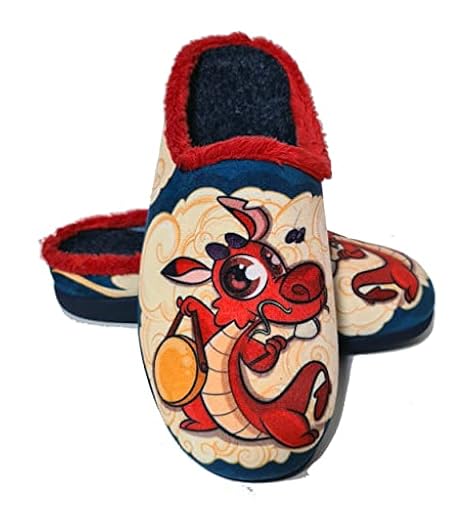 Rodevil Zapatillas casa cómodas unisex - Personajes dibujos by Annie Bannany - Fabricación española hombre y mujer (Mushu, numeric_39) | Ya disponible en tu tienda friki favorita! En mundofriki.es! Rodevil Zapatillas casa cómodas unisex - Personajes dibujos by Annie Bannany - Fabricación española hombre y mujer (Mushu, numeric_39) | Ya disponible en tu tienda friki favorita! En mundofriki.es!