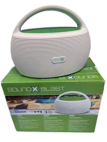 Bluetooth Speakers Boombox Waterproof 20Watts Indoor/Outdoor HD and Hi-Fi BIGRock Blast SoundX Loud Speaker Big Rechargeable Speaker + Aux-in + Woofer + Bass Boost SMI440BTM