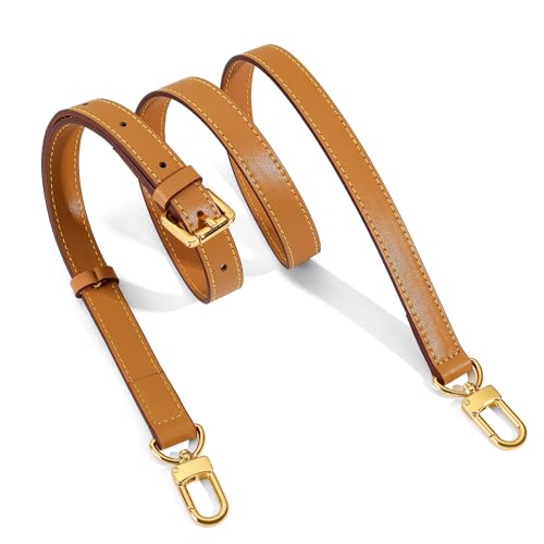Vachetta Leather Replacement Adjustable Shoulder Strap for L V Handbag Replacement Bag Strap