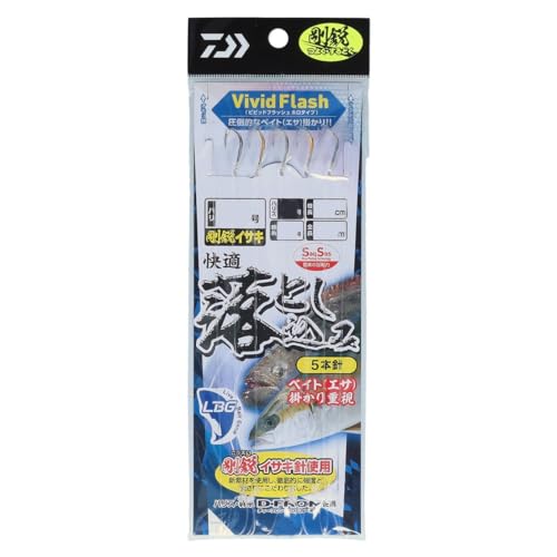 ダイワ(DAIWA) 快適落とし込み仕掛けSS LBG 剛鋭イサキ5本 10-12-12