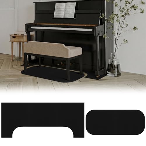 Klyyo Clyro Piano Noise-Reducing Carpet 27x63 Black