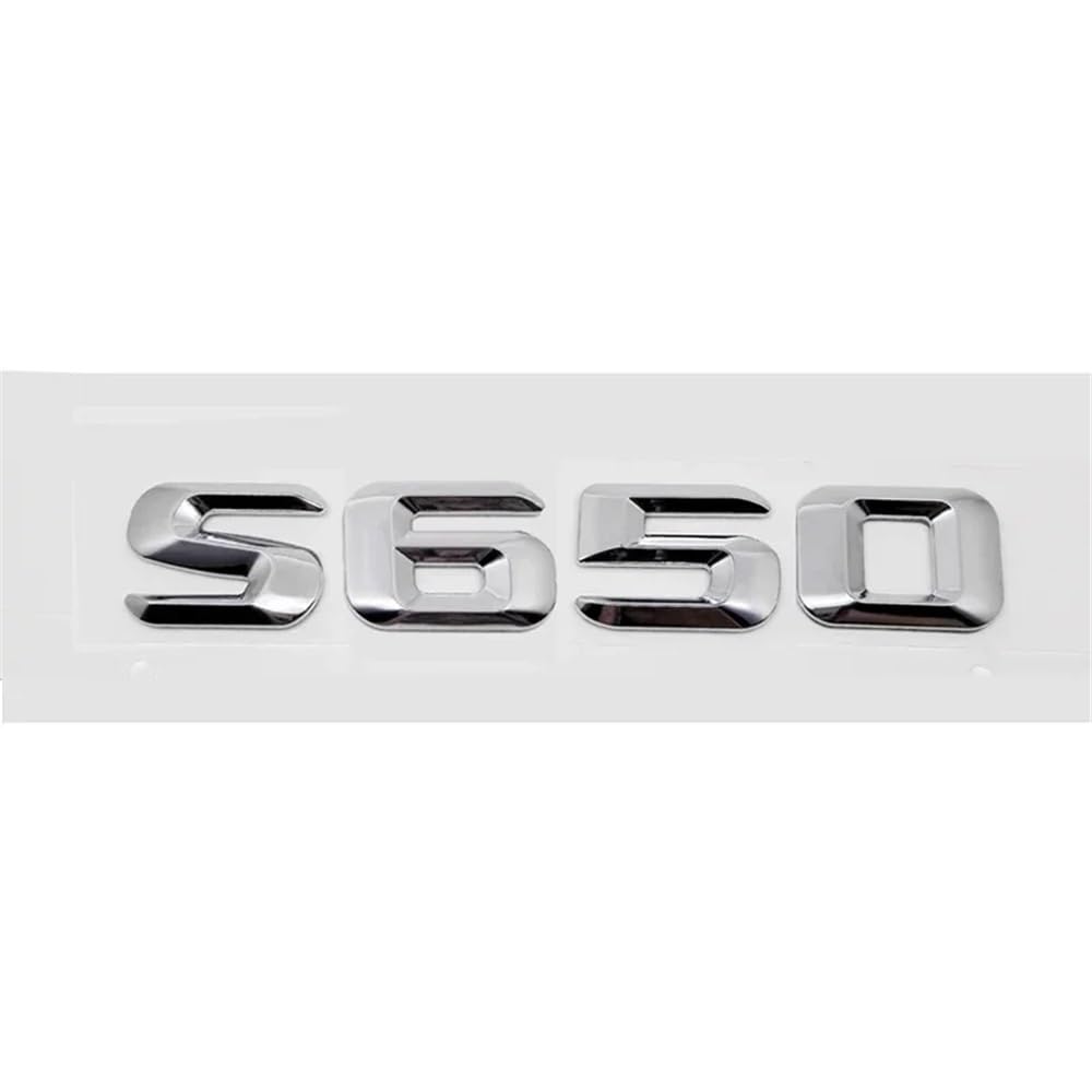 YTQMoreBNZ YYDStes Car Rear Emblem Sticker Trunk Tail Badge Decal Compatible With Mercedes Benz S400 S420 S430 S450 S500 S550 S600 S650
