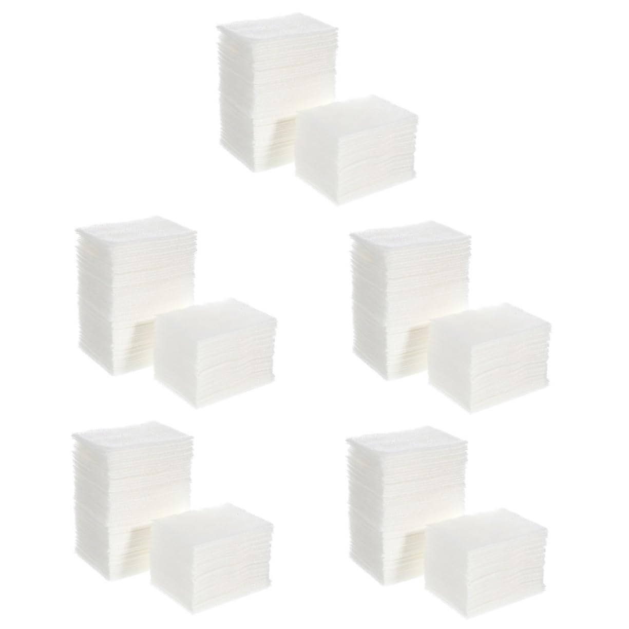 5 Sets Make-up-entferner-pads Gesichts-baumwollpads Weiche Make-up-baumwollpads Für Das Gesicht 2 Packungen * 5