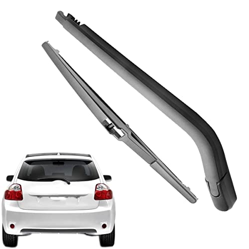 Scheibenwischer Für Auto Scheiben Wiper Blades Für Auris E150 Hatchback 2007-2012 Wischerblatt Vorne Wischblätter Gummi Windshield Wipers 650mm+400mm fit U J Hakenarme,Rear window wiper+wiper arm