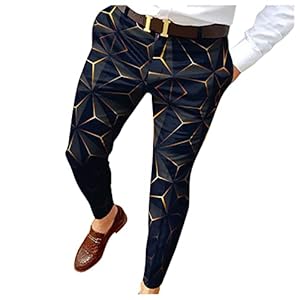 Generisch Geometrisches Muster Elegante Hose Herren