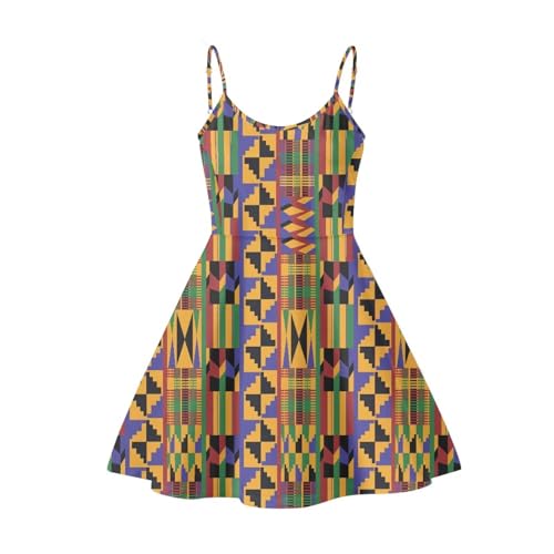 Image of Coloranimal Women's Summer Sleeveless Casual Swing Dresses with Loose Fit Beach Sundress