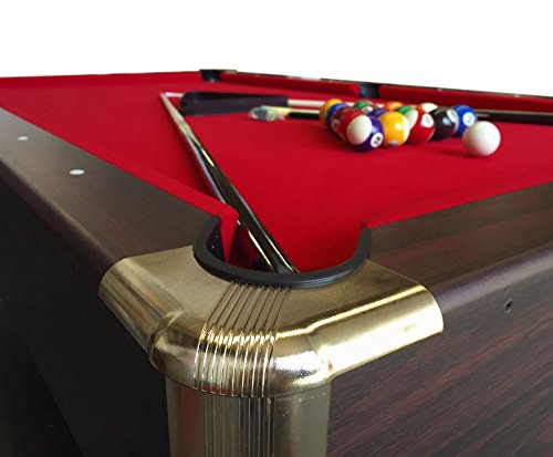 Billardtisch 8 ft Billard Billard-Spiel Messung 220 x 110 cm Neue rot Caesar Verpackt verfügbar rot – Bild 6