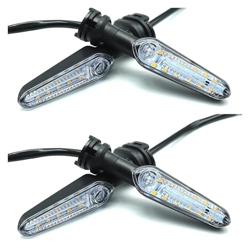 �I�[�g�o�C�̕����w���� �p ���}�n MT07 MT09 �g���[�T�[ 9 900 GT Tenere 700 XSR 155 FZ6 �I�[�g�o�C�_�Ń����v LED �^�[���V�O�i��������(4Pcs-A1)