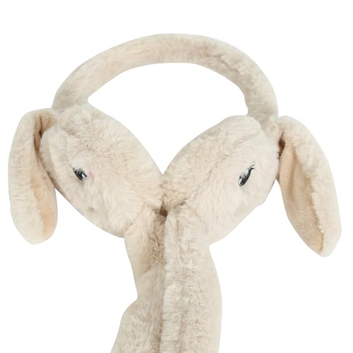 Image of FabSeasons Soft & Warm Winter Ear Muffs | Plush Faux Fur Ear Warmers for Cold Weather | Lightweight & Cozy Ear Protection