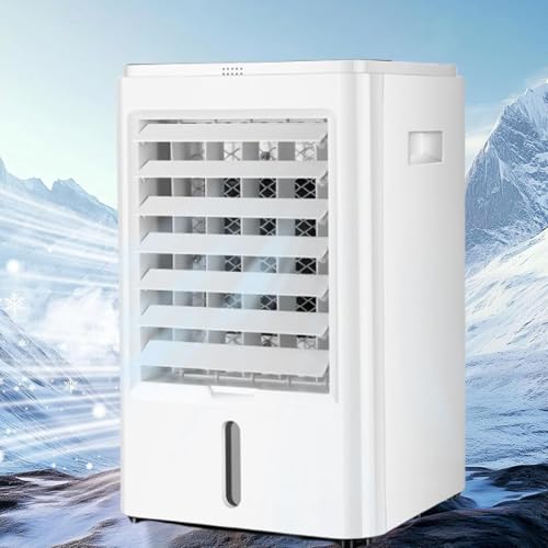 ミニカーエアコン、4L水タンク付きポータブルモバイルAC、トラック、RV、バン、キャンピングカー用ブレードレス冷却ファン低騒音,24V