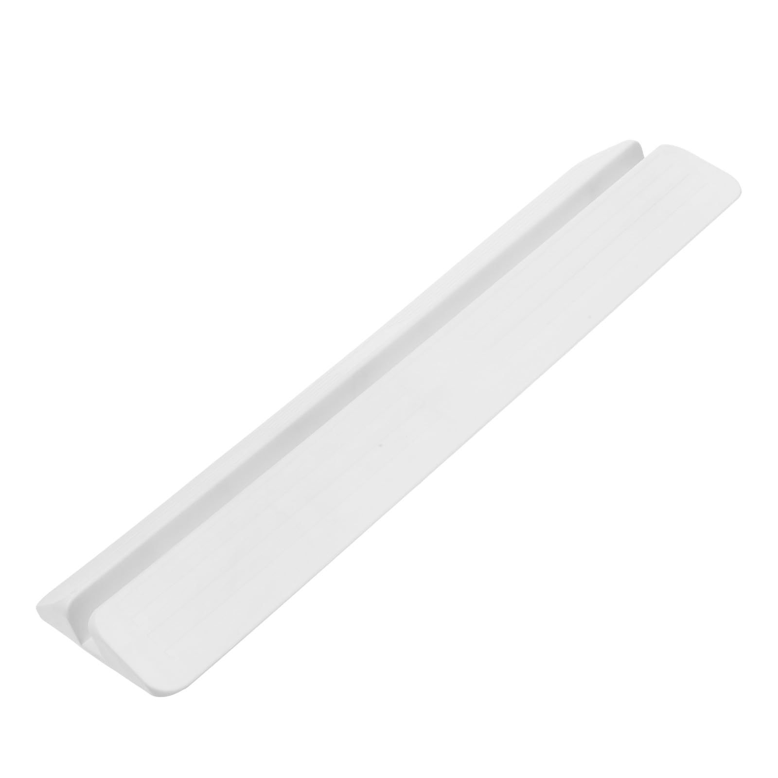 Outanaya White Plastic Stair Safety Gate Accessory for Dogs and Babies, Easy Installation Anti-kicking Door Kick Pad for Indoor Safety Gate Supplies on Stairway