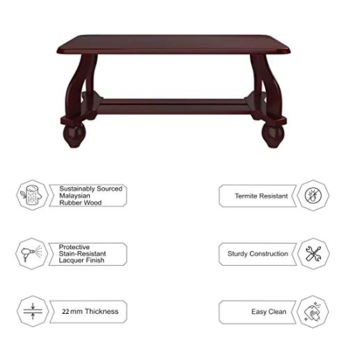 Image of Woodness Togo Coffee Table (Matte, Mahogany)