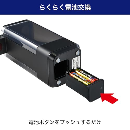 エルパ(ELPA) ハンドソープディスペンサー ブラック 泡タイプ 500mlタンク 自動 防水 最後まで使い切り フタを外して注ぐだけ ESD-09BAS の商品画像 6