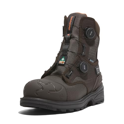 Timberland PRO �����Y �}�O�j�`���[�h BOA 8�C���` �R���|�W�b�g���S�ܐ� �h�� �σp���N�� �H�Ɨp���[�N�u�[�c�A�u���E���A8M