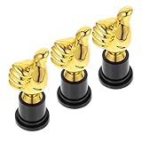 DECHOUS Set 3 Trofei per in Plastica Pollice in su Coppe Premiazione Sportiva per Basket Calcio Danza e Scuola Premi Educativi per e Aula