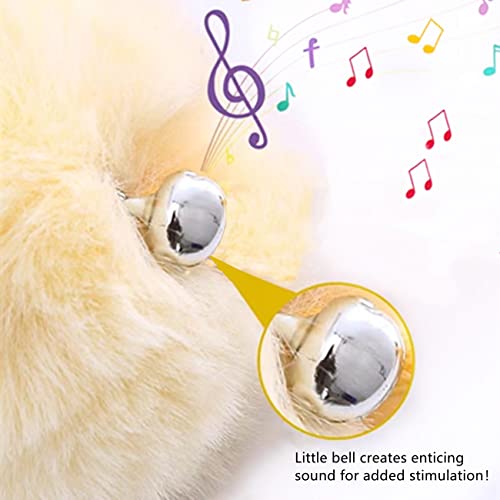 Shengocase 5-Pack Screw In Replaceable Cat Spring Ball Toy With Bell, Cat Scratching Post Cat Tree Tower Replacement Hanging Toy #TOP1