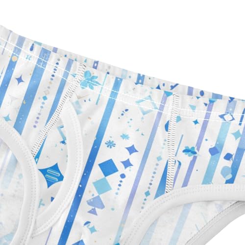 KLL Blue Stripe Little Boys Comfort Briefs Underwear Cute Children Panties4