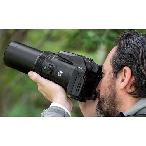 Nikon COOLPIX P1100 Superzoom Digital Camera | 125x Optical Zoom with Image Stabilization 16 MP 4K Ultra HD Video Wi-Fi Connectivity RAW Format and Rotating LCD Screen (Black)