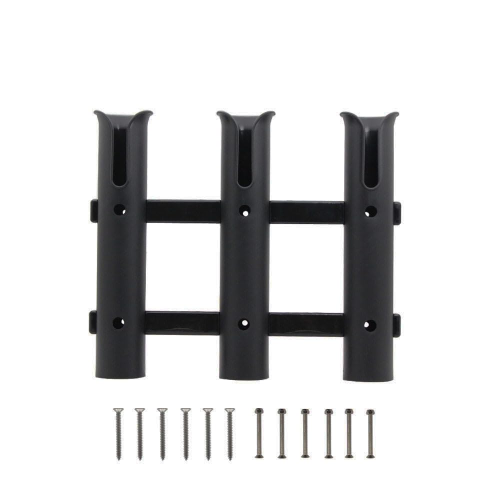 KIFSDLF Fishing rod racks holders fishing socket for boat marine box kayak yacht for Boat Yacht(Black)