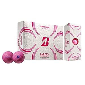 Bridgestone Golf Lady PRECEPT Bolas DE Golf, Mujeres, Rosa, Paquete de 12