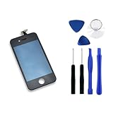 Replacement Digitizer and Touch Screen LCD Assembly for Black Apple iPhone 4