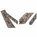 Yekiua Leopard Men's Tie African Animal Fur Spotted Formal Business Wedding Neckties Ties For Men