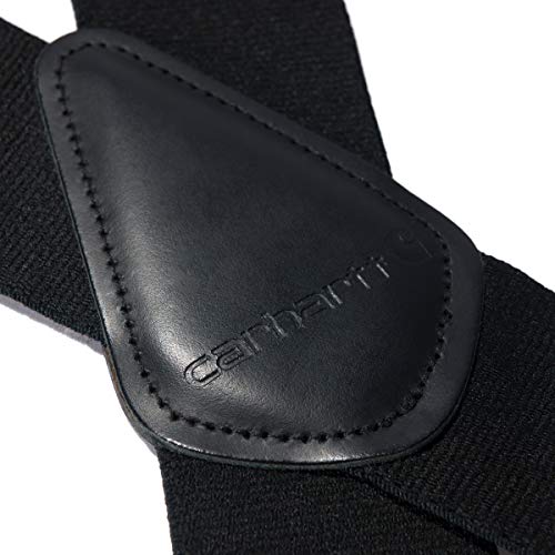 Carhartt Men's Standard, Rugged Flex Suspenders, Elastic Full Swing Side Clip (Black), One Size #TOP1