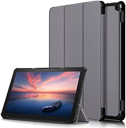 Fire HD 10 Tablet case (11th Generation, Released in 2021) JKRS Fire HD 10 Plus Tablet case 10.1 inch Shockproof Ultra-Light PU Leather tri-fold Stand case with Automatic Wake-up/Sleep Function