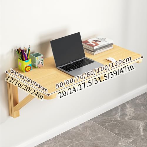 Manque d'espace ? Table pliante murale 80x50 cm pour optimiser votre studio