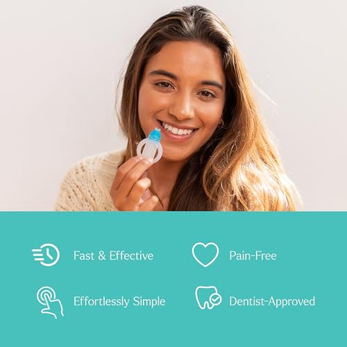 Image of GLO Science Teeth Whitening Gel Pods - Safe, Effective Whitener with Silicon Brush, 6% Hydrogen Peroxide - Fastest Way to Whiter Teeth, Sensitivity Free - Mint Flavor (Pack of 5)