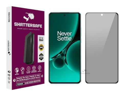 Image of Anti-Spy Privacy Tempered Glass Compatible For Oneplus Nord CE 3 / Nord 3 [Pack of 1]. 9H Hardness, Anti-Scratch, Edge-to-Edge Protection With Easy Installation Kit & Case Friendly Fit.