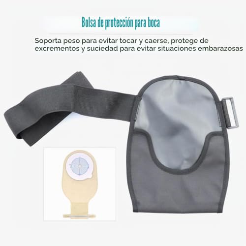 Fundas para bolsas de ostomía e ileostomía impermeables lavables de dos piezas 5