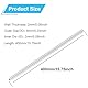 LAVMHAB 6063 Aluminium Rundrohr 6mm x 2mm 2.0mm Wandstärke 400mm Länge, Runde Aluminium rohre Aluminium-Schläuche Gerade Rohre (2 Stück)