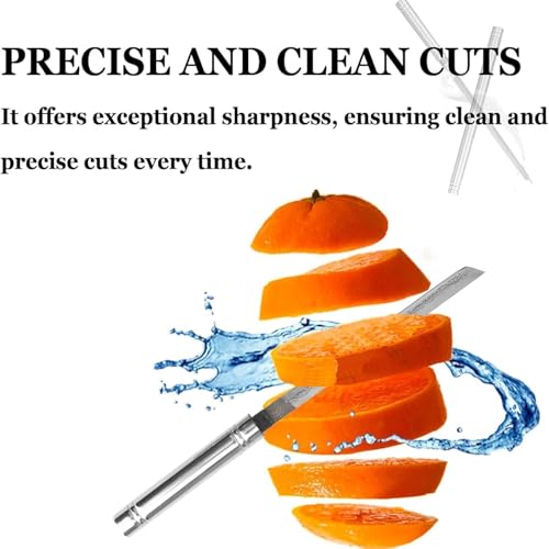 Image of KPNG Portable Outdoor Multipurpose Fruit Knife with Protective Sheath - Compact & Versatile Mini Stick Knife for Camping, Travel, and Everyday Use, Sharp & Durable Blade with Storage Case (Pack of 2)