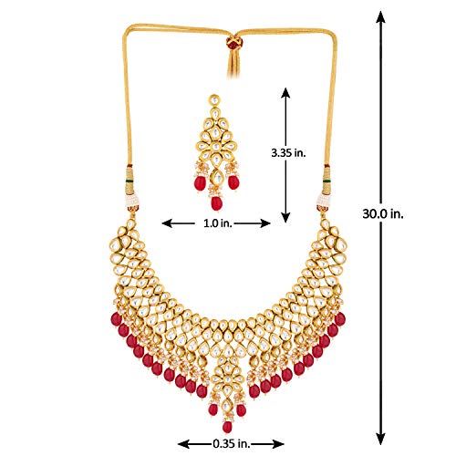 Buy Voylla Gold Brass Classic Kundan 