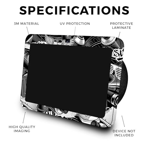 Image of Skin Compatible with Amazon Echo Show 8 (3rd Gen, 2023) - Mono Hip Hop - Premium 3M Vinyl Protective Wrap Decal Cover - Easy to Apply | Crafted in The USA by MightySkins