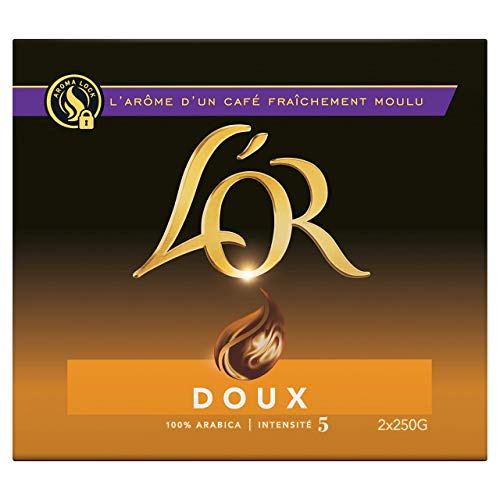 L'Or Café Moulu Doux 3Kg (lot de 6x(2x250g))