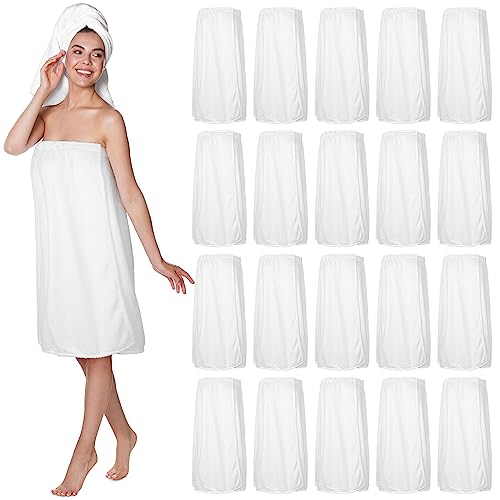 Image of Tigeen 6 Pack Women Waffle Bath Wrap Towel Dress