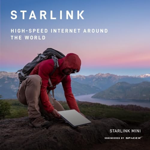 Space X Starlink Mini Kit – Compact Dual-Band AC Wi-Fi Router and Satellite Dish System – High-Speed Portable Internet for Remote and Mobile Use – White - Image 5