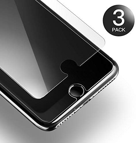 AXHKIO Tempered Glass Screen Protector Compatible with iPhone 7/iPhone 8, Anti-Scratch, Bubble-Free, 9H Hardness