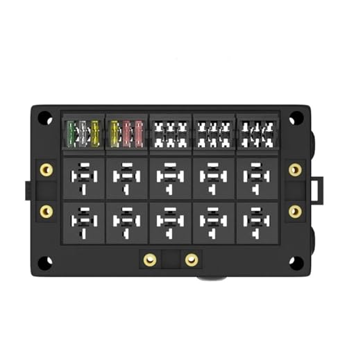 Porte-fusible lame 15 pour automobile et marine, boîte de relais 10 voies