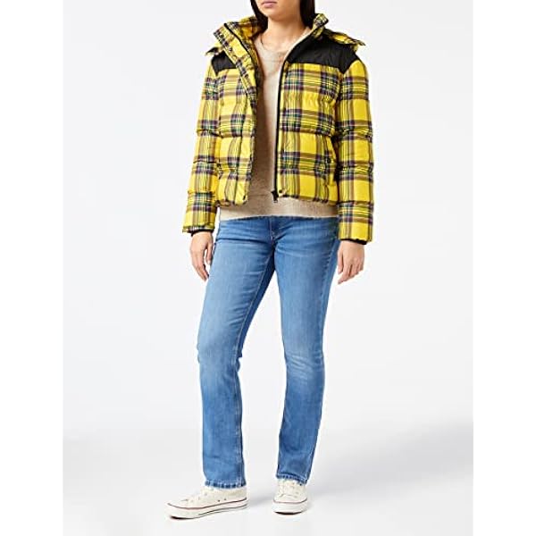 Urban Classics Ladies AOP 2-Tone Puffer Jacket dames Jas