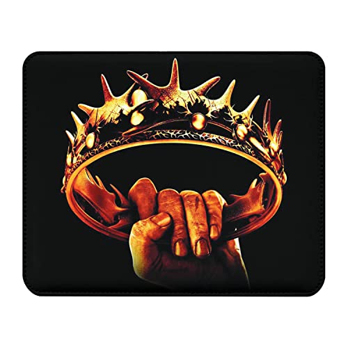 Juego de Tronos - Alfombrilla de ratón (22 x 18 cm), diseño de corona del Rey