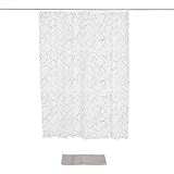 Duschvorhang mit Badematte, hellgrau