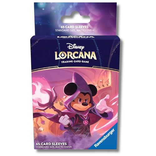 Ravensburger- Disney Lorcana Trading Card Game: Set Di 8 Custodie Per Carte Di Credito, Motivo A, 11098530