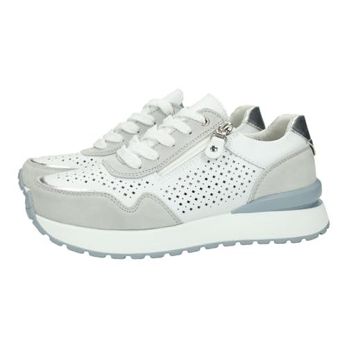 Chaussures de sport en cuir DOCTOR CUTILLAS 72150 blanches pour femme avec lacets taille 36