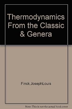 Hardcover Thermodynamics From the Classic and Genera Book
