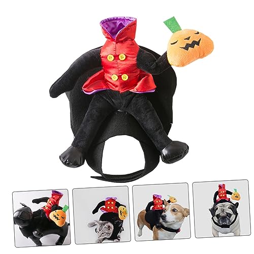 Disfraz Halloween para perro diseño calabaza cosplay miniatura 6
